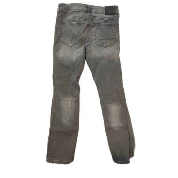 Aeropostale Skinny Gray Distressed Jeans Mens 33x32 - Picture 2 of 4